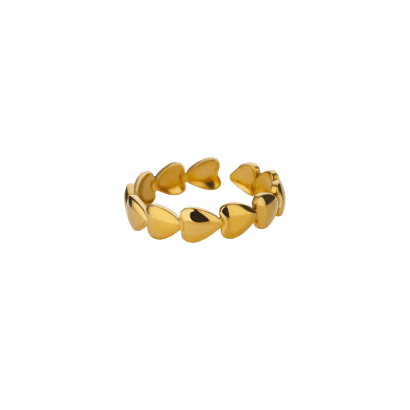Anillo Banda Lisa – Dorado — joya personalizable con grabado láser | Kinti Joyería