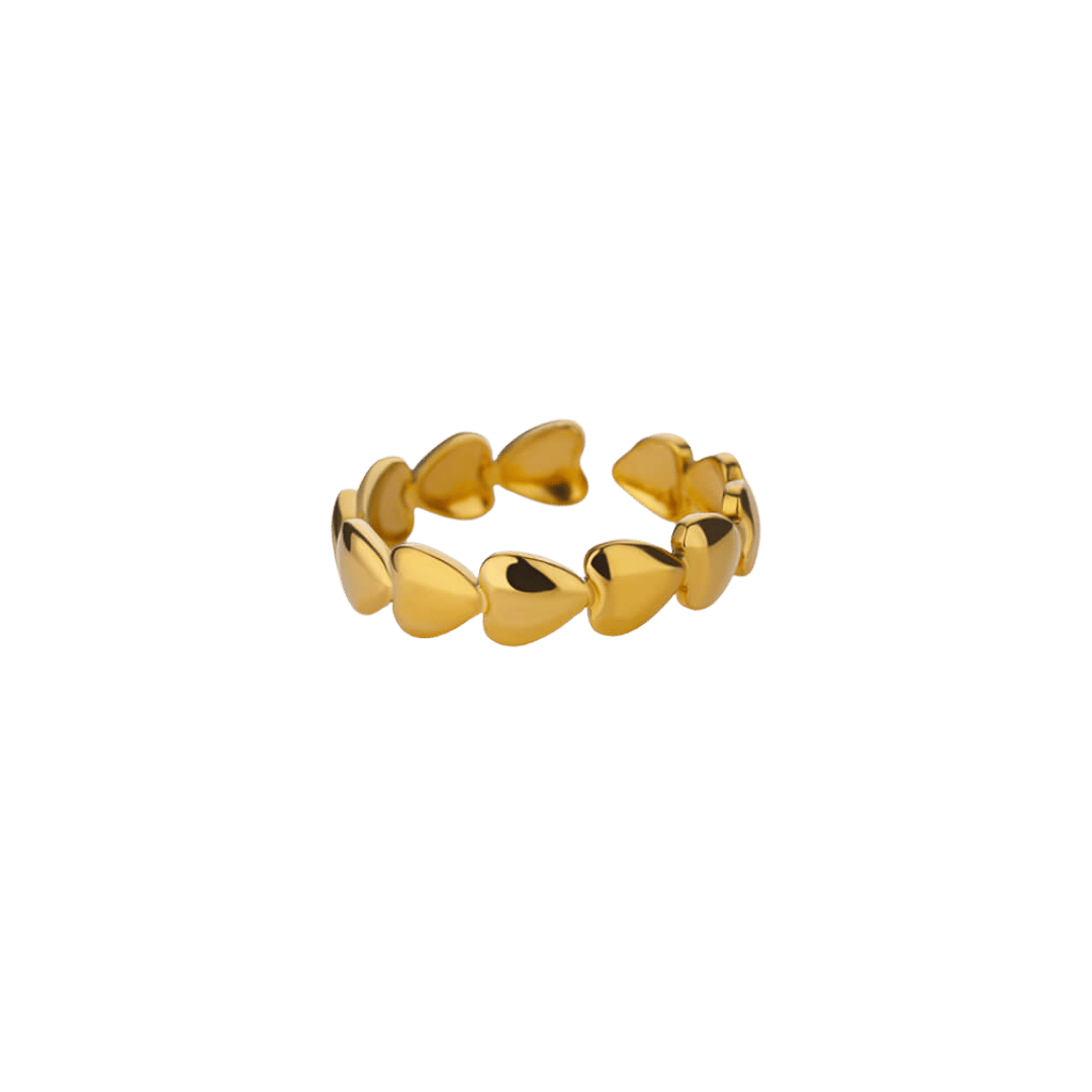 Anillo Banda Lisa – Dorado — joya personalizable con grabado láser | Kinti Joyería