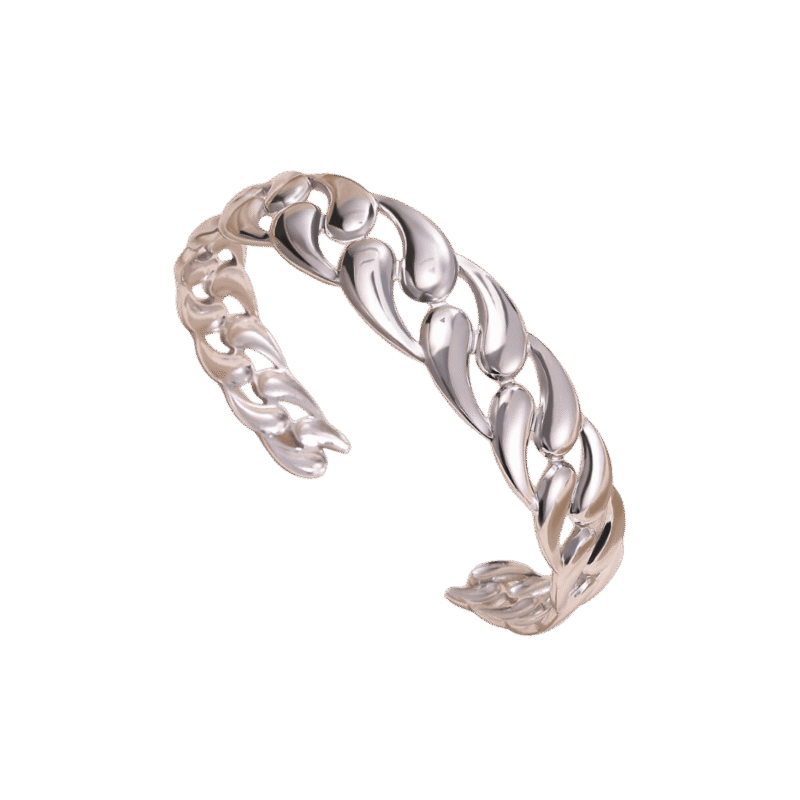 Anillo Texturizado – Plata y Oro Rosa — joya personalizable con grabado láser | Kinti Joyería