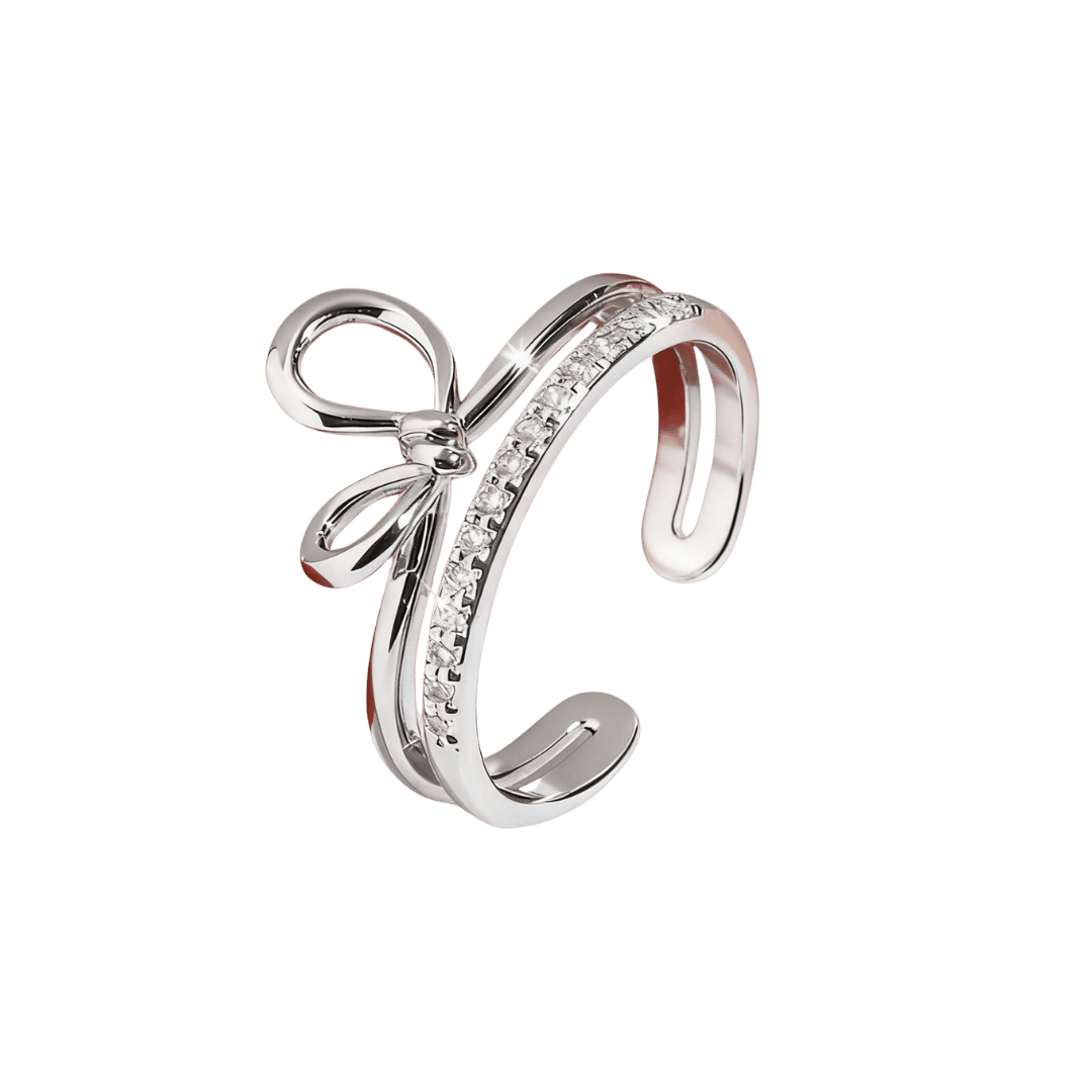 Anillo Abierto Corazón – Dorado — joya personalizable con grabado láser | Kinti Joyería